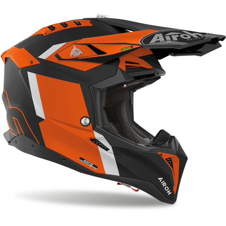 Casque Airoh aviator 3 glory orange mat 2024 | Oxmoto