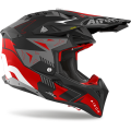 Casque Airoh aviator 3 spin rouge matt 2024 | Oxmoto
