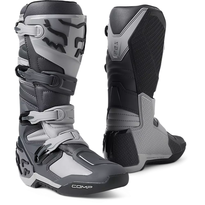 Bottes FOX comp gris 2024 | Oxmoto