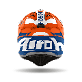 Casque Airoh aviator 3 spin orange fluo matt 2024 | Oxmoto