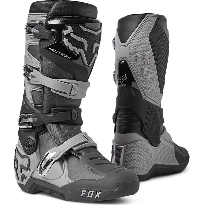 Bottes FOX motion gris 2025 | Oxmoto