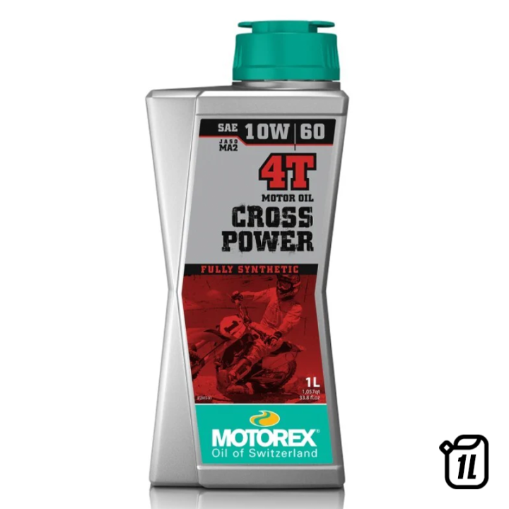 Huile moteur Motorex cross power 4T - 10w60 1L | Oxmoto