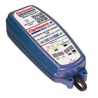 Chargeur de batterie Optimate 2 duo | Oxmoto