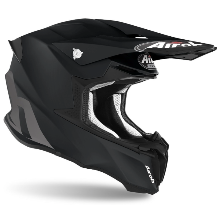 Casque Airoh twist 2.0 noir mat 2023 | Oxmoto