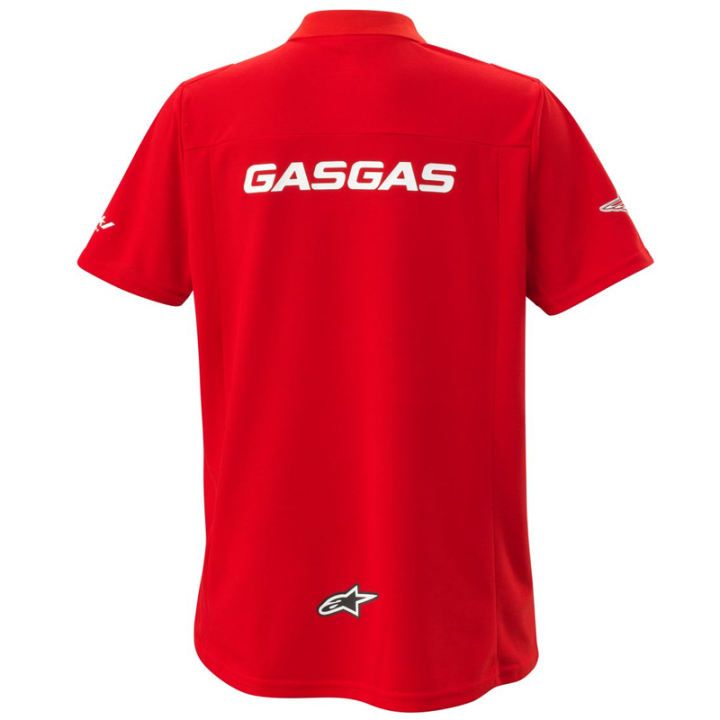 Polo Gas Gas Alpinestars team rouge 2023 | Oxmoto
