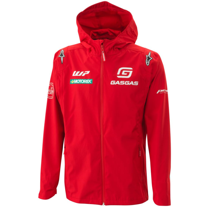 Veste Gas Gas hardshell Alpinestars team rouge 2023 | Oxmoto