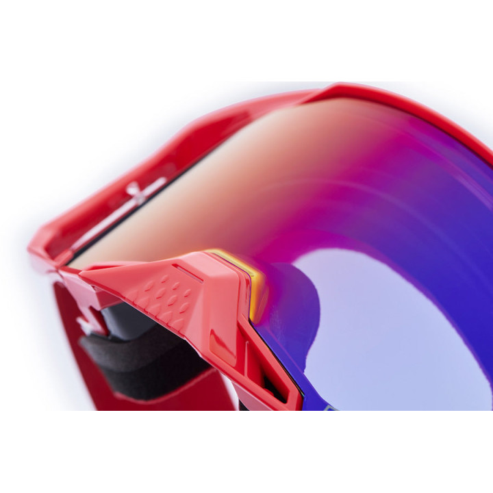 Lunettes 100% armega nuketown iridium bleu | Oxmoto