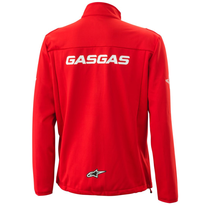 Veste Gas Gas softshell Alpinestars team rouge 2023 | Oxmoto