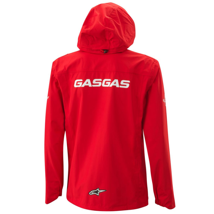 Veste Gas Gas hardshell Alpinestars team rouge 2023 | Oxmoto
