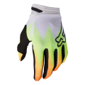 Gants FOX 180 statk rouge/jaune 2023 | Oxmoto