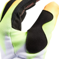 Gants FOX 180 statk rouge/jaune 2023 | Oxmoto