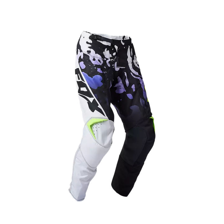 Pantalon FOX 180 morphic noir/blanc/violet 2023 | Oxmoto