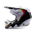 Casque FOX kozmik v1 noir/blanc 2023 | Oxmoto