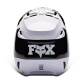 Casque FOX kozmik v1 noir/blanc 2023 | Oxmoto