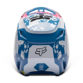 Casque FOX morphic v1 bleu/blanc/rose 2023 | Oxmoto