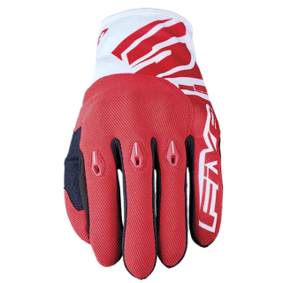 Gants Five e3 evo blanc/rouge 2023 | Oxmoto