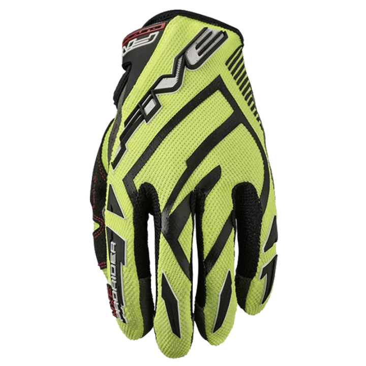 Gants Five mxf prorider s jaune fluo 2023 | Oxmoto