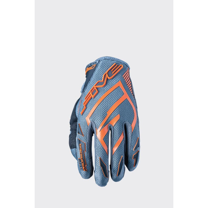 Gants Five mxf prorider s gris/orange 2023 | Oxmoto