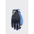 Gants Five mxf4 scrub navy/jaune fluo 2023 | Oxmoto
