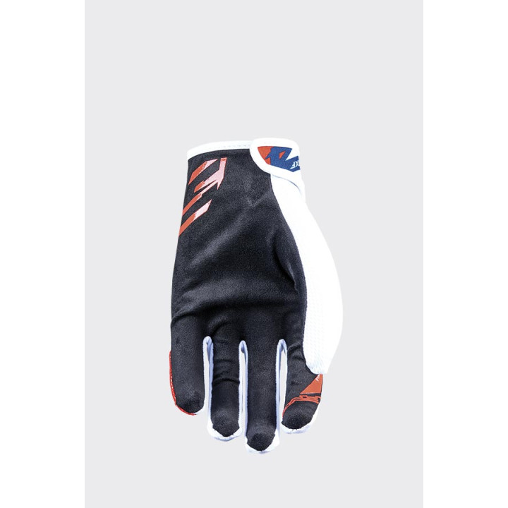 Gants Five mxf4 scrub blanc/rouge 2023 | Oxmoto