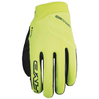 Gants Five neo jaune fluo 2023 | Oxmoto