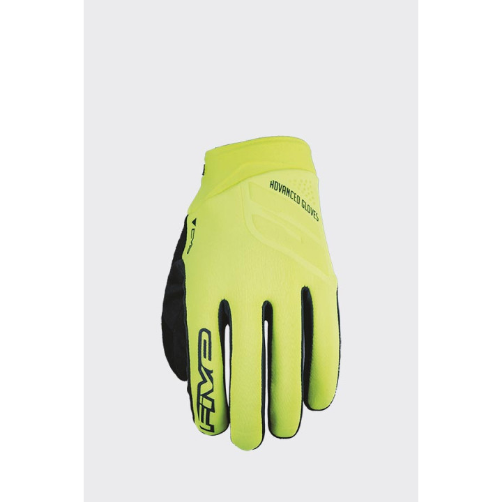 Gants Five neo jaune fluo 2023 | Oxmoto