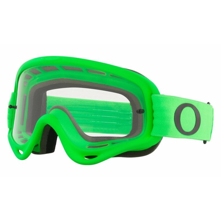 Lunettes Oakley o-frame mx écran transparent vert | Oxmoto