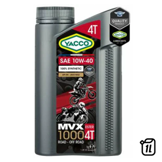Huile moteur Yacco mvx 1000 4T 10w40 - 1L | Oxmoto