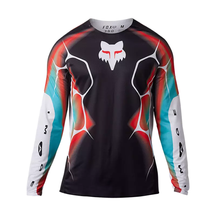 Maillot FOX 360 syz noir/blanc 2023 | Oxmoto