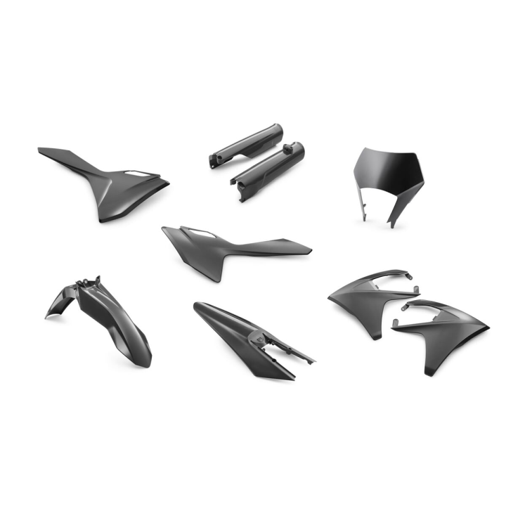 Kit plastique Gas Gas origine ec/ec-f 2024 noir | Oxmoto