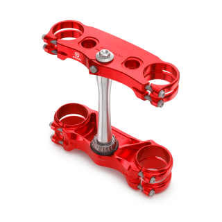 Té de fourche rouge Gas Gas factory A46001999021FAA | Oxmoto