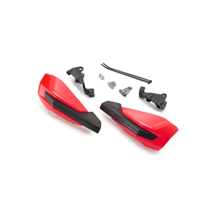 Kit de protège main braktec factory racing rouge Gas Gas