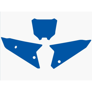 Fonds de plaque Blackbird bleu Honda 250/450 crf | Oxmoto