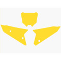 Fonds de plaque Blackbird jaune Honda CRF450 | Oxmoto