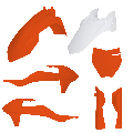 Kit plastiques 50 mc/sx 2016/2024 orange/blanc | Oxmoto