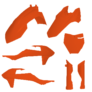 Kit plastiques 50 mc/sx 2016/2024 orange | Oxmoto
