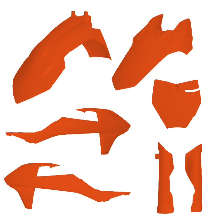 Kit plastiques 50 mc/sx 2016/2024 orange | Oxmoto