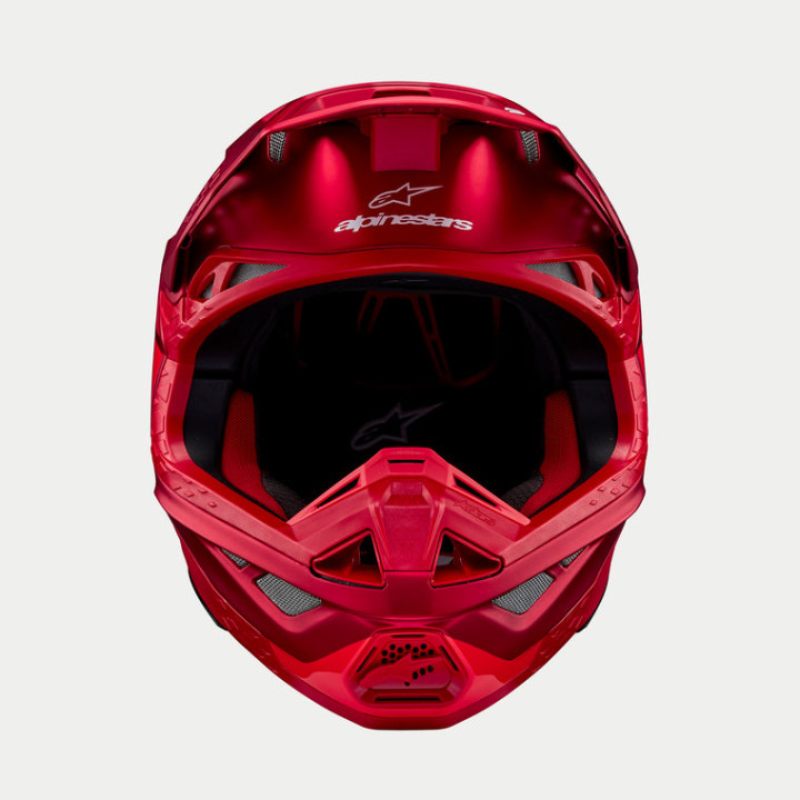 Casque Alpinestars SM10 Flood rouge, Supertech M10 | Oxmoto
