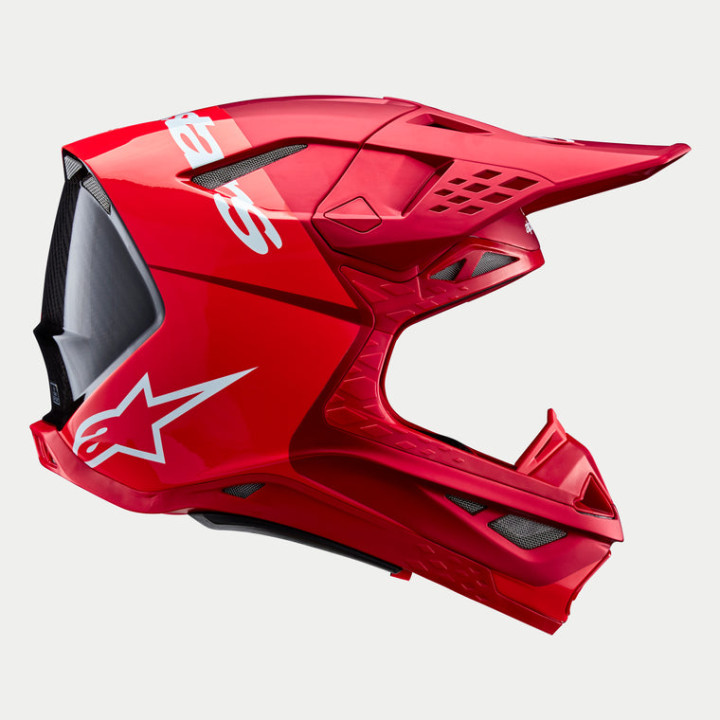 Casque Alpinestars supertech m10 flood rouge | Oxmoto