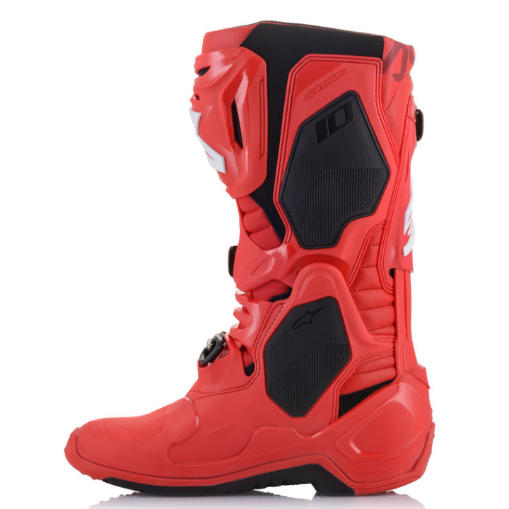 Bottes Alpinestars tech 10 rouge | Oxmoto