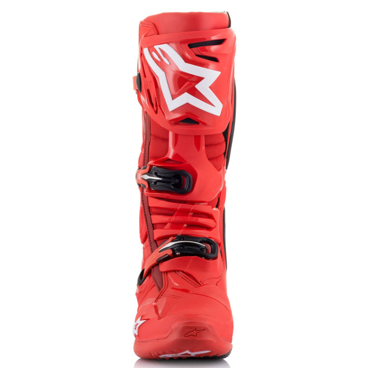 Bottes Alpinestars tech 10 rouge | Oxmoto