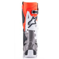 Bottes Alpinestars tech 10 orange/rouge/noir/blanc 2025