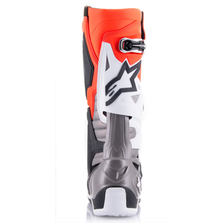 Bottes Alpinestars tech 10 orange/rouge/noir/blanc 2025
