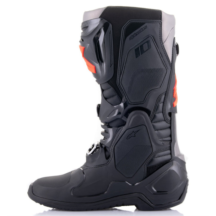 Bottes Alpinestars tech 10 noir/rouge 2025 | Oxmoto