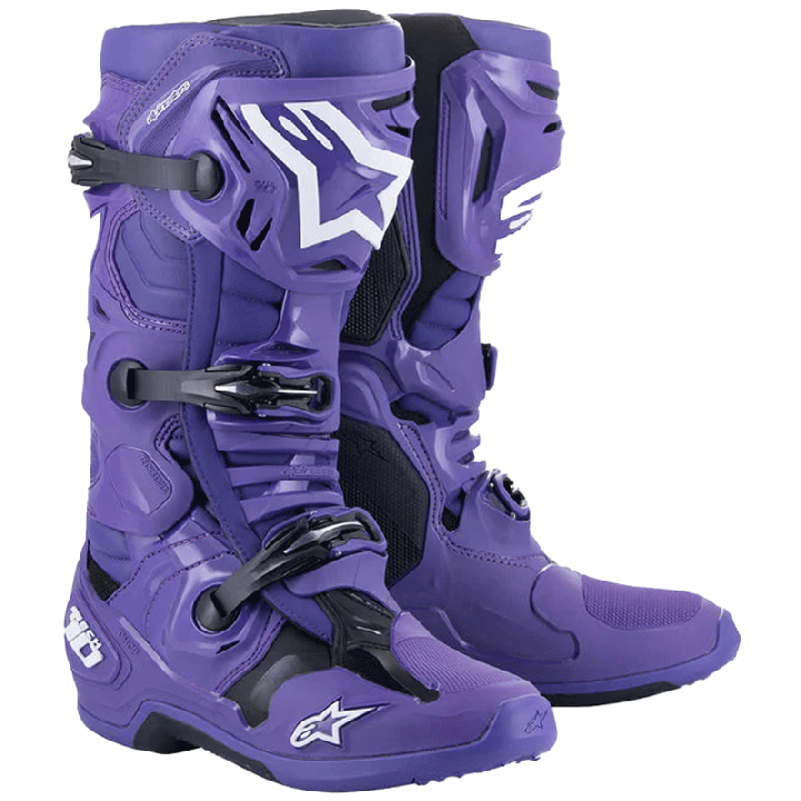 Bottes Alpinestars tech 10 violet | Oxmoto