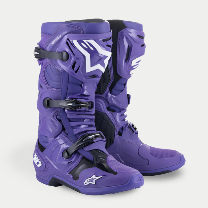 Bottes Alpinestars tech 10 violet | Oxmoto