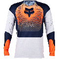 Maillot FOX 360 revise orange/navy 2024 | Oxmoto