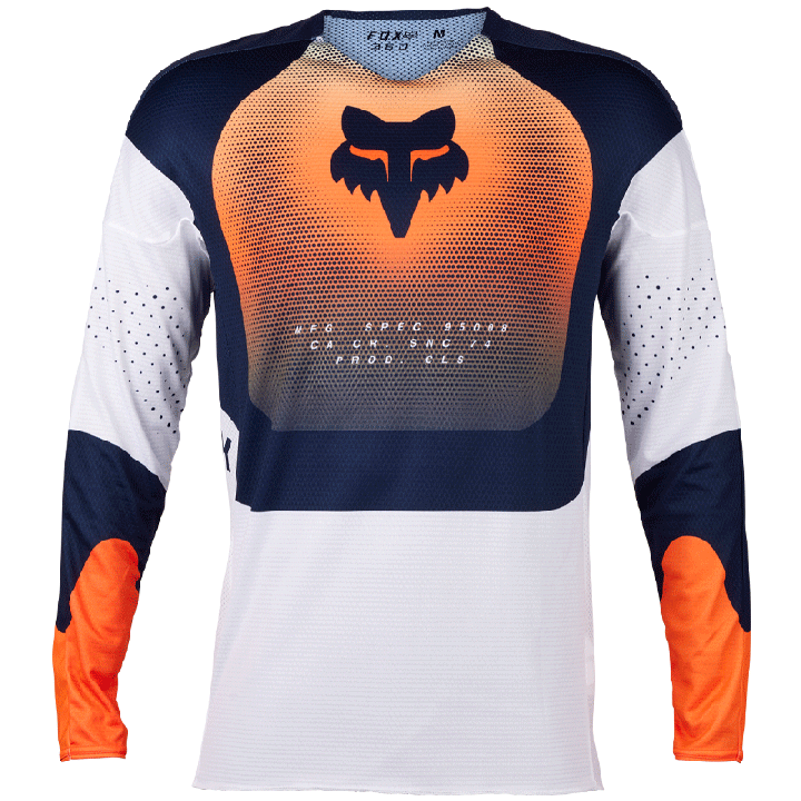 Maillot FOX 360 revise orange/navy 2024 | Oxmoto