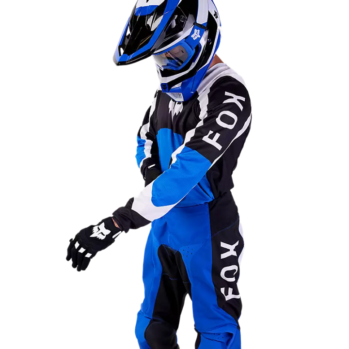 Maillot FOX 180 nitro bleu 2024 | Oxmoto