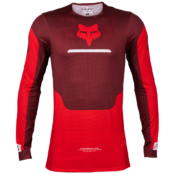 Maillot FOX flexair optical rouge 2024 | Oxmoto